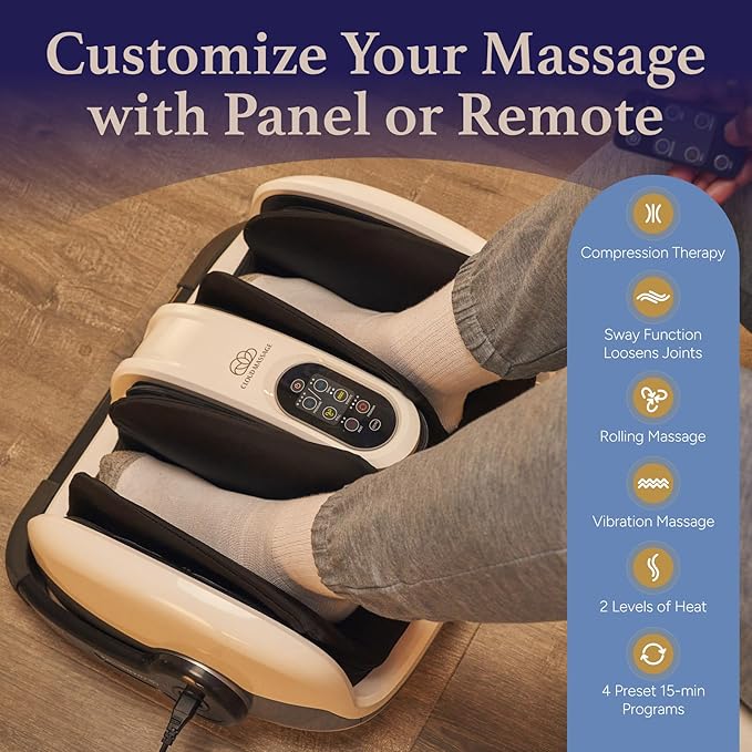 Cloud Massage Shiatsu Foot Massager with Heat
